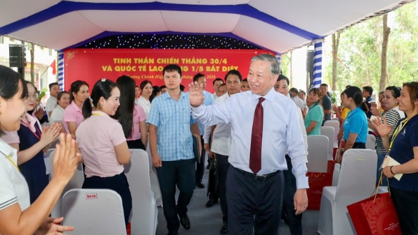 Toàn văn nội dung nói chuyện của Tổng Bí thư, Chủ tịch nước Tô Lâm với người lao động TP.Hồ Chí Minh
