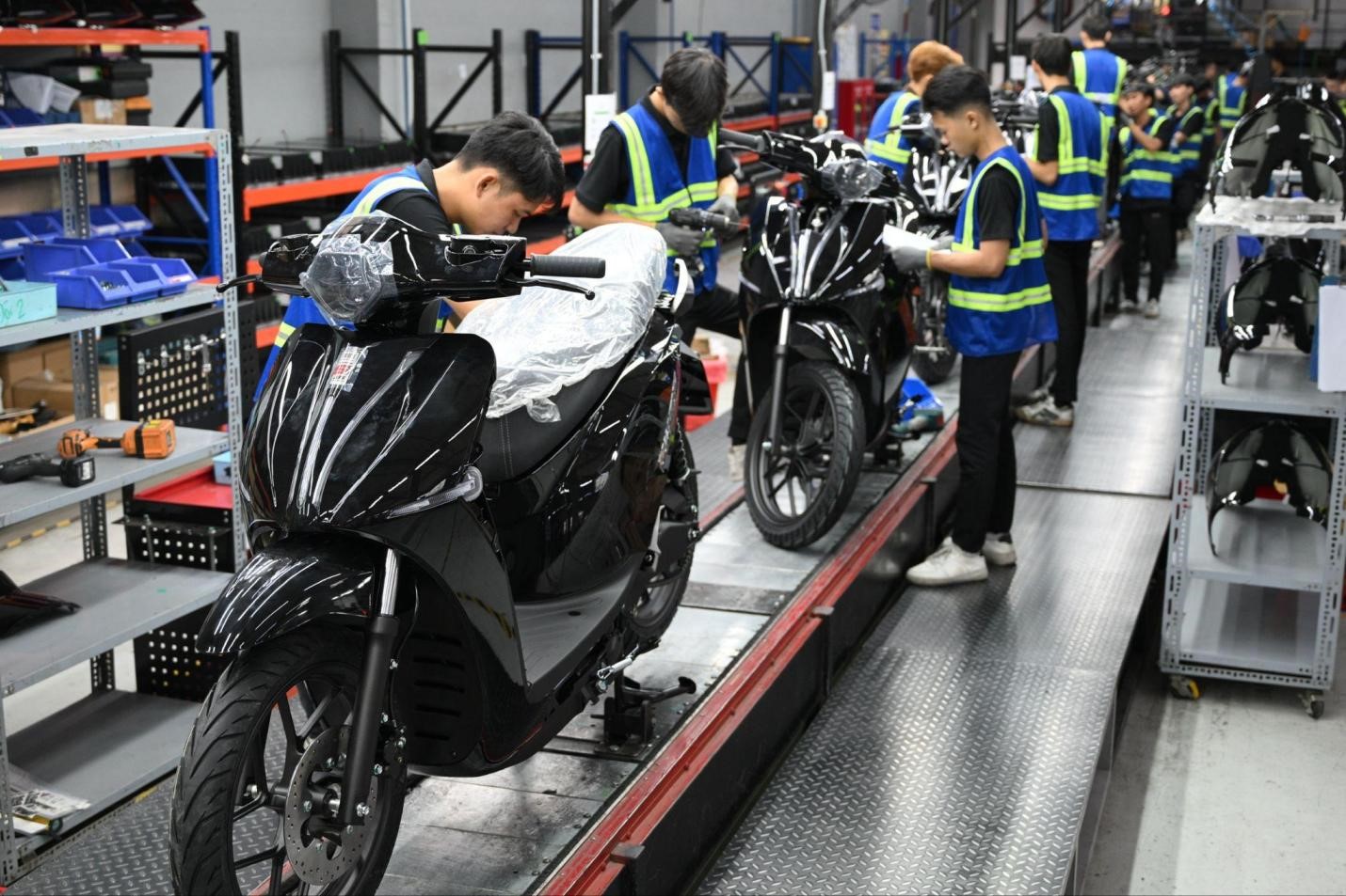 Nhà máy sản xuất xe máy điện Dat Bike. Ảnh: Dat Bike Việt Nam.