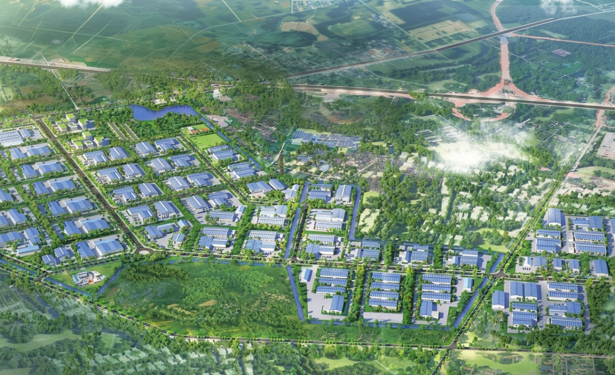 Phối cảnh Khu công nghiệp Hưng Long Hà Tĩnh