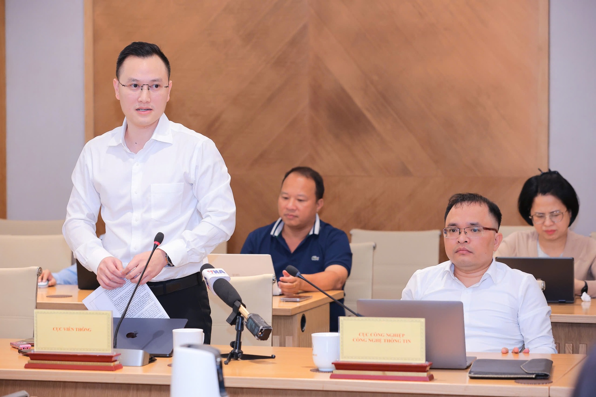 Ông Nguyễn Anh Cương, Phó Cục trưởng Cục Viễn thông (Bộ Khoa học và Công nghệ). 