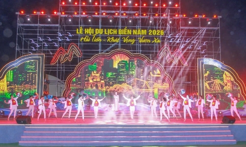 Lễ hội du lịch biển Hải Tiến 2026 với thông điệp Khát vọng vươn xa