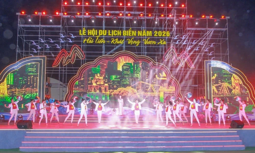 Lễ hội du lịch biển Hải Tiến 2026 với thông điệp Khát vọng vươn xa