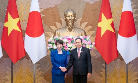 Chủ tịch Quốc hội Trần Thanh Mẫn hội kiến Thủ tướng Nhật Bản Takaichi Sanae