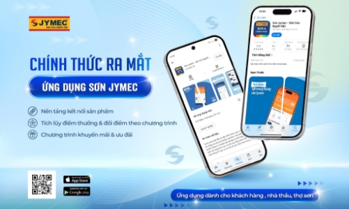 JYMEC ra mắt App chính thức - Bước tiến mới trong trải nghiệm ngành sơn