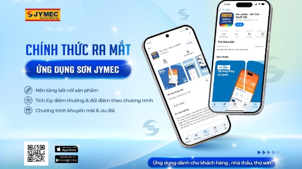JYMEC ra mắt App chính thức - Bước tiến mới trong trải nghiệm ngành sơn