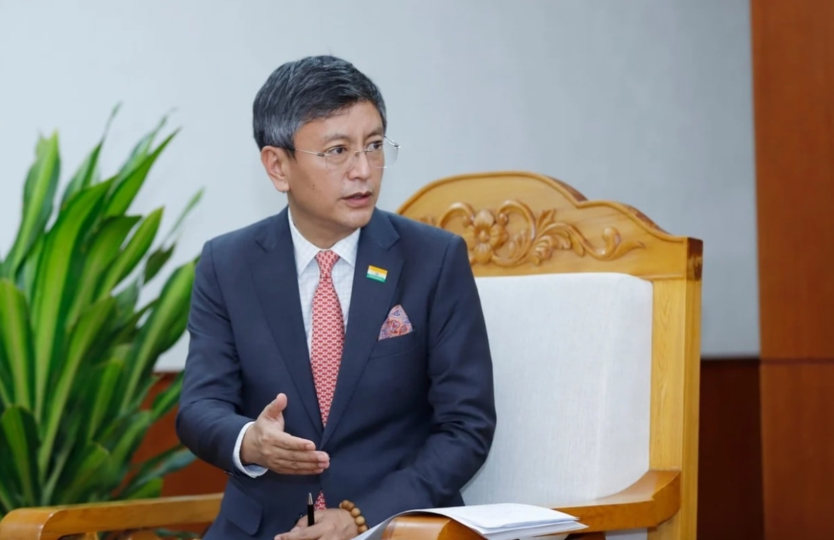 Đại sứ Ấn Độ tại Việt Nam Tshering W. Sherpa. Ảnh: mae.gov.vn