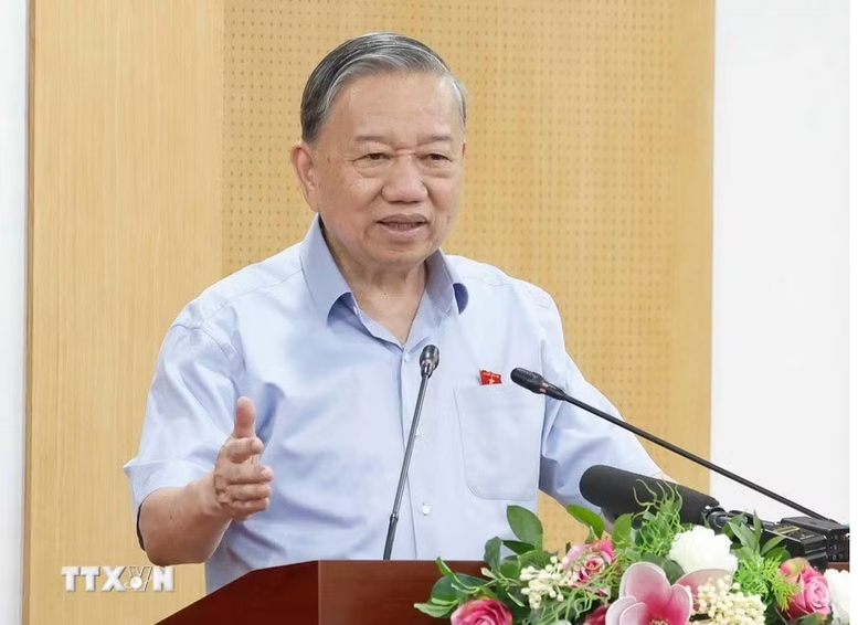 Tổng Bí thư, Chủ tịch nước Tô Lâm phát biểu - Ảnh: TTXVN