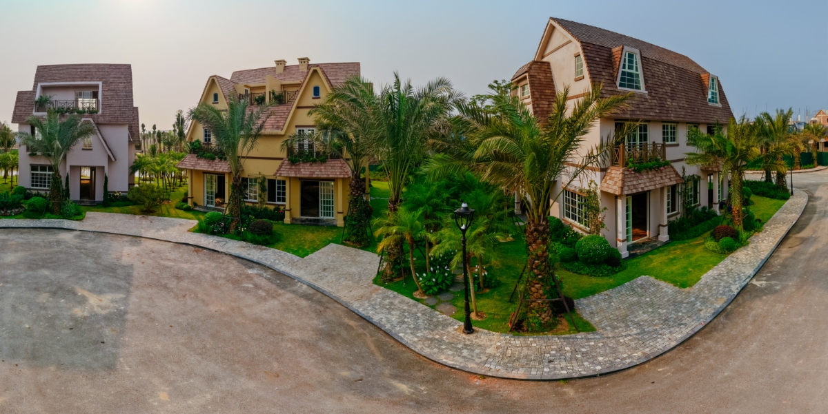 The Grand Island được xây dựng với mật độ thấp bậc nhất đô thị Eco Central Park.&nbsp;Ảnh dự án.