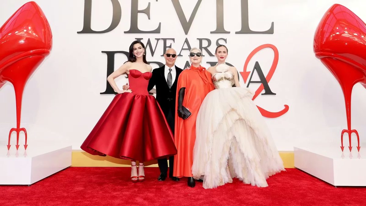 4 diễn viên chính tại thảm đỏ ra mắt&nbsp;The Devil wears Prada 2.