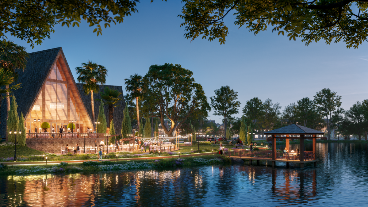 The Grand Clubhouse sử dụng vật liệu bền vững với thời gian.&nbsp;Ảnh dự án.