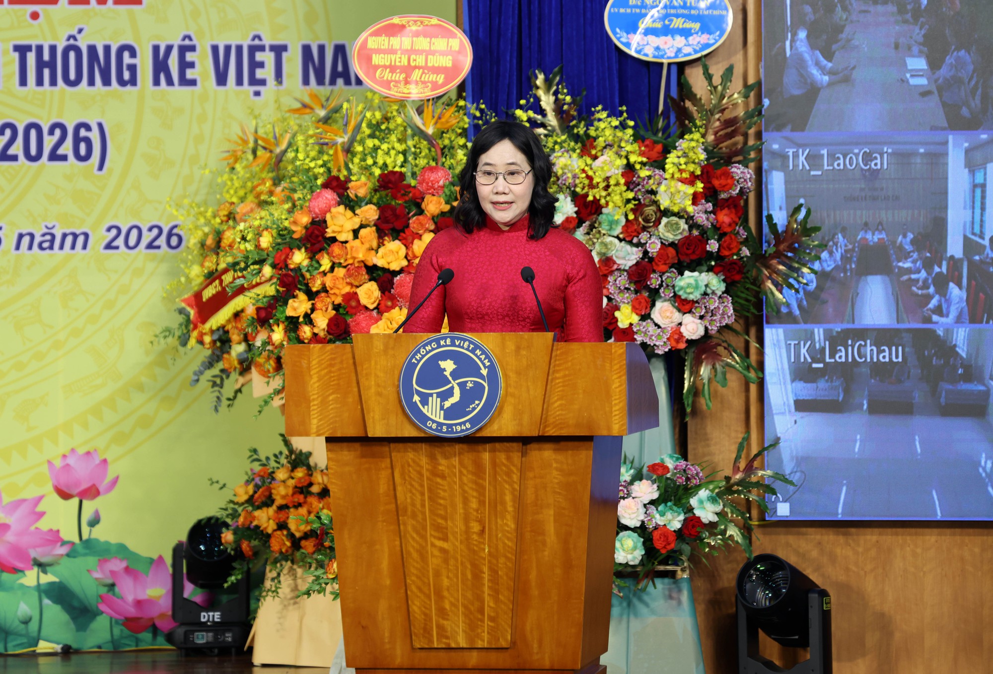 Bà Nguyễn Thị Hương, Cục trưởng Cục Thống kê chia sẻ định hướng tương lai của Ngành Thông kê.