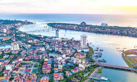 Một góc phường Đồng Hới.Ảnh: Đức Thành