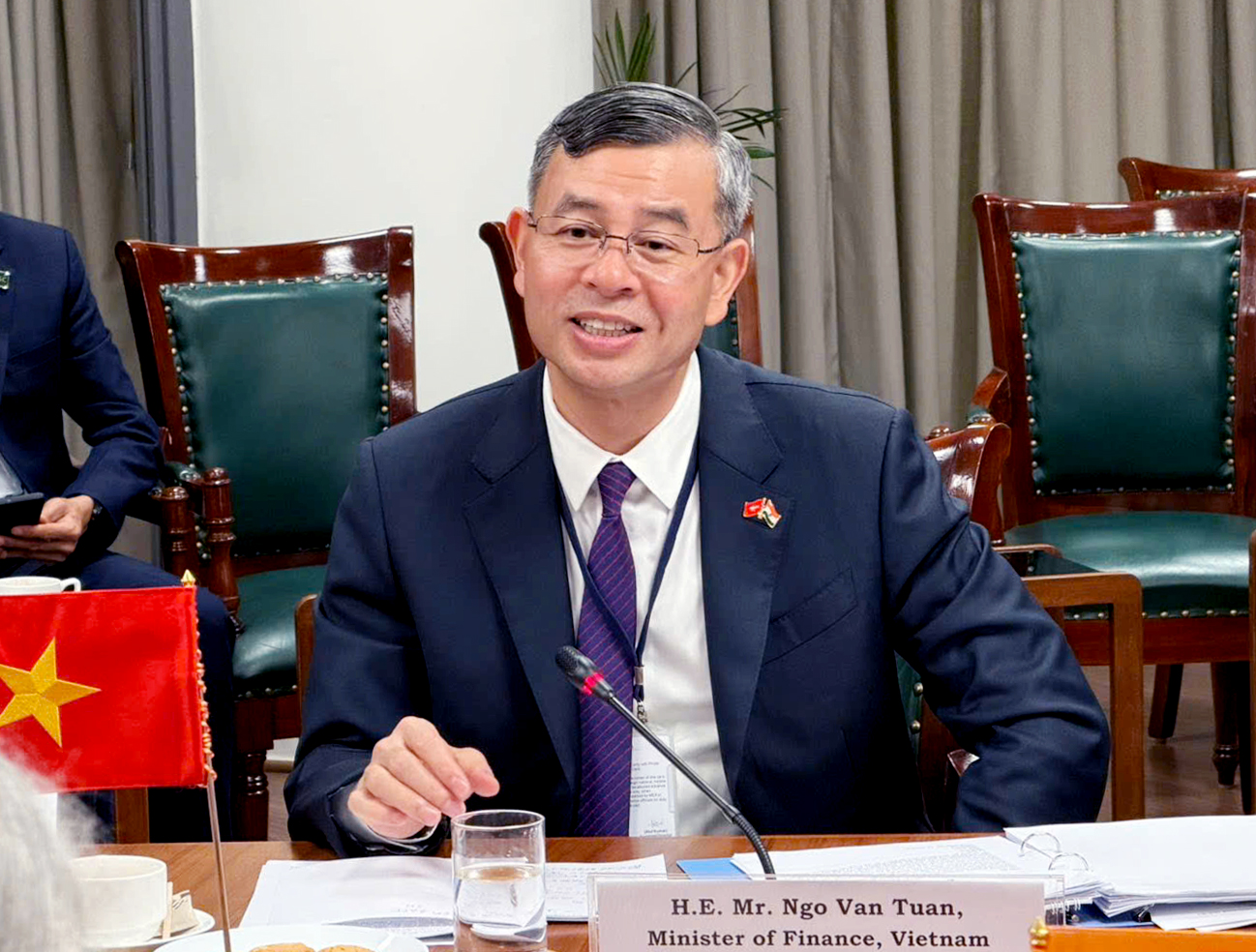 Bộ trưởng Bộ Tài chính Ngô Văn Tuấn nhấn mạnh tiềm năng hợp tác giữa Việt Nam và Ấn Độ là rất lớn.