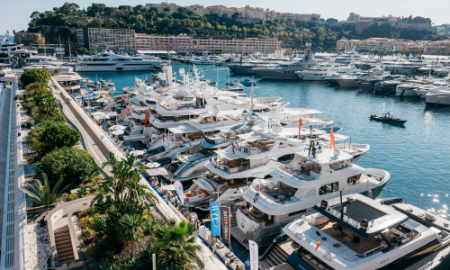 Triển lãm du thuyền ở Monaco năm 2021 - Ảnh: Bloomberg.