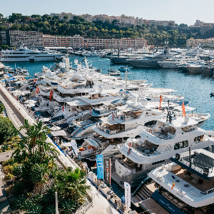 Triển lãm du thuyền ở Monaco năm 2021 - Ảnh: Bloomberg.