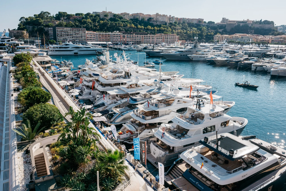 Triển lãm du thuyền ở Monaco năm 2021 - Ảnh: Bloomberg.