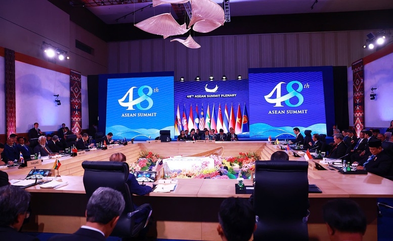 Phiên họp toàn thể của Hội nghị Cấp cao ASEAN lần thứ 48 - Ảnh: VGP