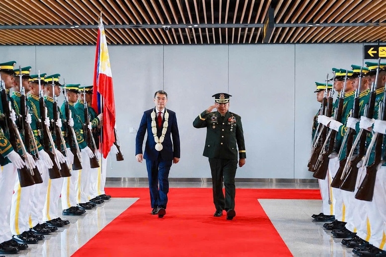 Lễ đón Thủ tướng Lê Minh Hưng tới Philippines tham dự Hội nghị Cấp cao ASEAN 48 - Ảnh: VGP