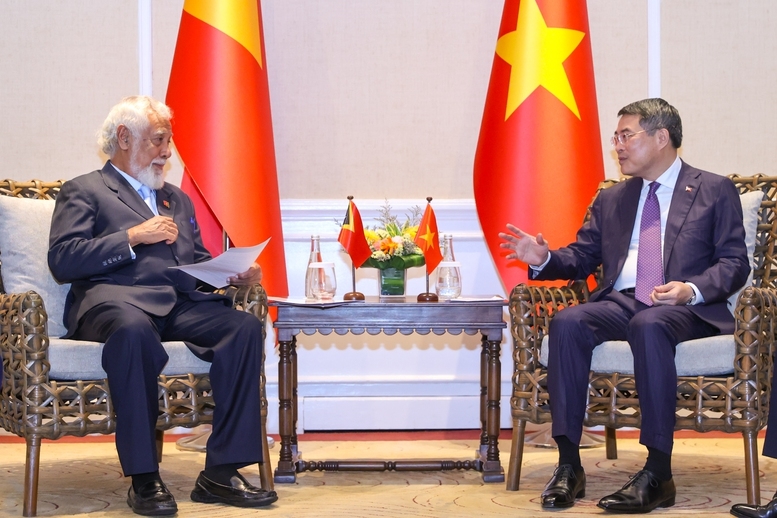 Thủ tướng Xanana Gusmão đánh giá cao vai trò, vị thế ngày càng cao của Việt Nam trong khu vực - Ảnh: VGP