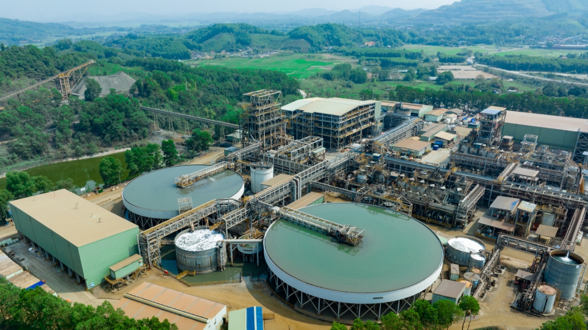 Toàn cảnh nhà máy Núi Pháo. Ảnh:&nbsp;Masan High-Tech Materials.