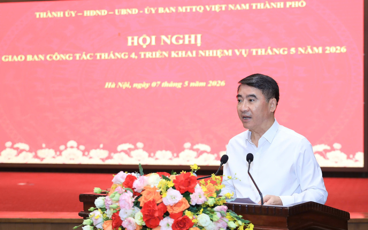 Phó Chủ tịch UBND TP. Hà Nội Nguyễn Xuân Lưu nhấn mạnh các nhiệm vụ nhằm thúc đẩy tiến độ giải ngân trên địa bàn thành phố.&nbsp;