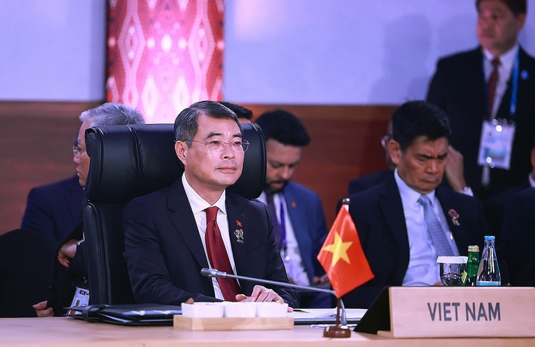 Thủ tướng Chính phủ Lê Minh Hưng tại&nbsp; Hội nghị Cấp cao ASEAN lần thứ 48. Ảnh: TTXVN
