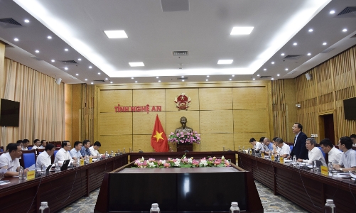 Bộ Công Thương làm việc với Nghệ An về tiến độ các dự án nguồn và lưới điện trọng điểm 