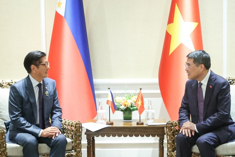 Thủ tướng Lê Minh Hưng hội kiến Tổng thống Philippines Ferdinand Romualdez Marcos Jr - Ảnh: VGP