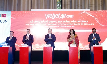 Vietjet mở đường bay thẳng TP.Hồ Chí Minh - Colombo, thúc đẩy hợp tác Việt Nam - Sri Lanka