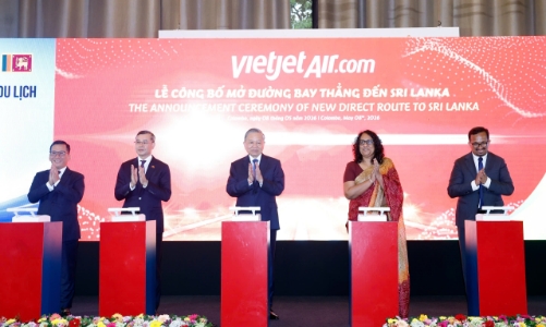Vietjet mở đường bay thẳng TP.Hồ Chí Minh - Colombo, thúc đẩy hợp tác Việt Nam - Sri Lanka