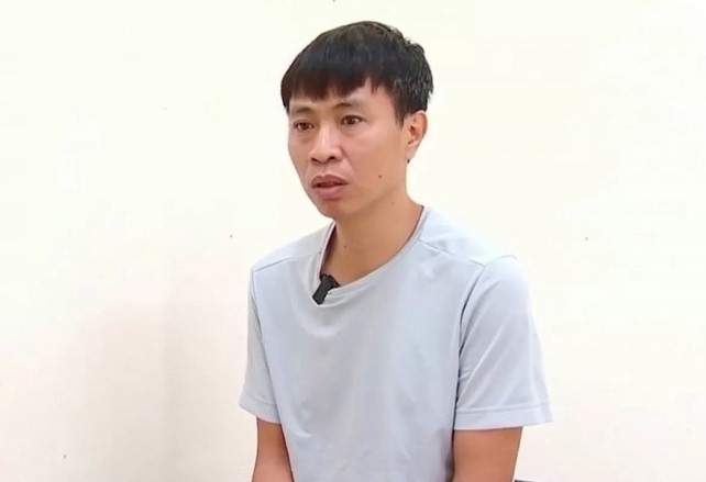 Bị can Phạm Vũ Khiêm tại Cơ quan điều tra. Ảnh: Công an nhân dân.