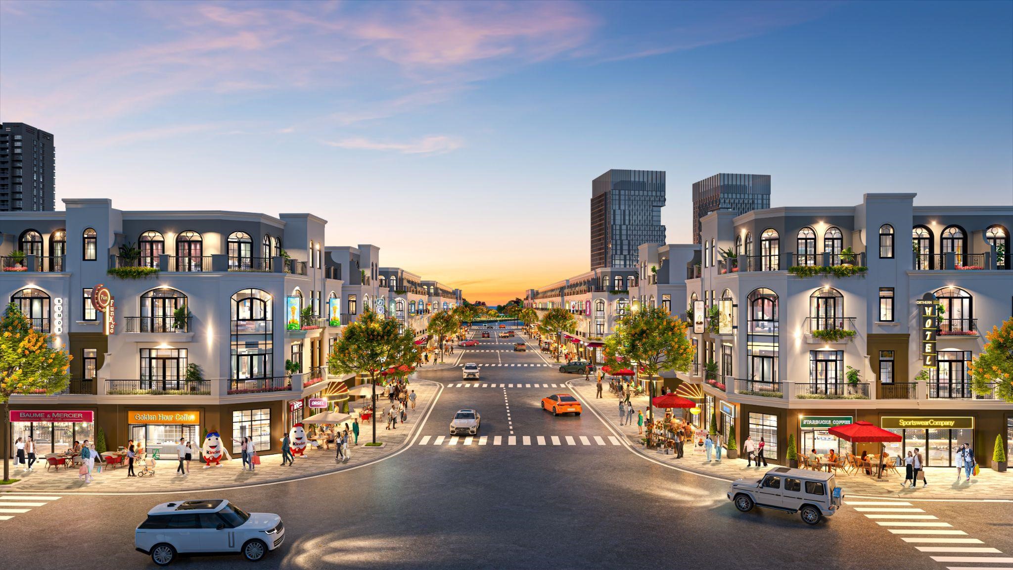 Với mức giá từ 40 triệu đồng/m2, Việt Yên Riverside là sản phẩm đón đầu tiềm năng tăng giá từ “chân sóng” cho nhà đầu tư. Ảnh phối cảnh dự án.