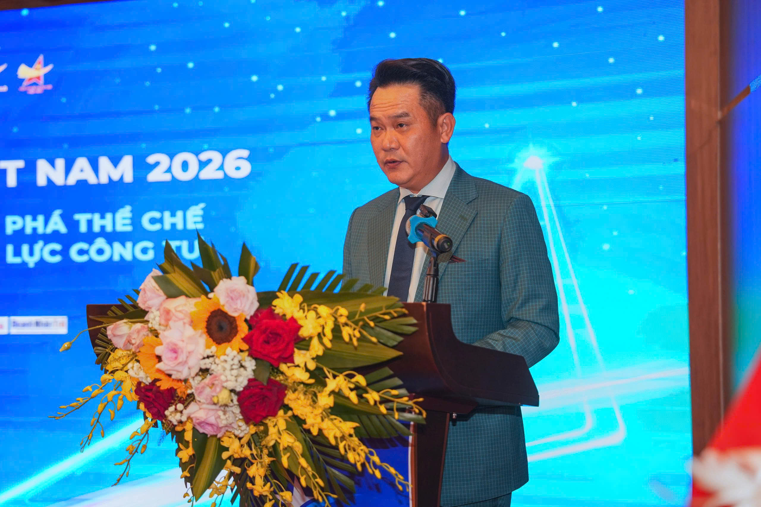 Ông Đặng Hồng Anh, Chủ tịch Hội Doanh nhân trẻ Việt Nam.