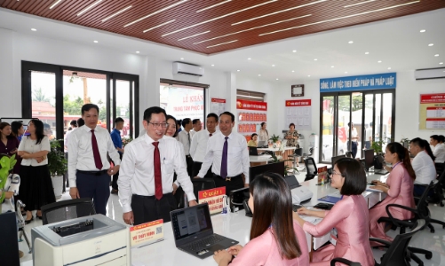 Hải Phòng: Khánh thành Trung tâm Phục vụ hành chính công xã Quyết Thắng