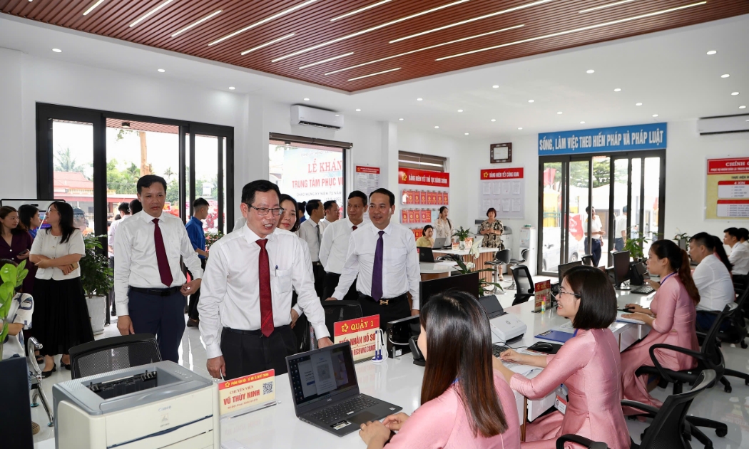 Hải Phòng: Khánh thành Trung tâm Phục vụ hành chính công xã Quyết Thắng