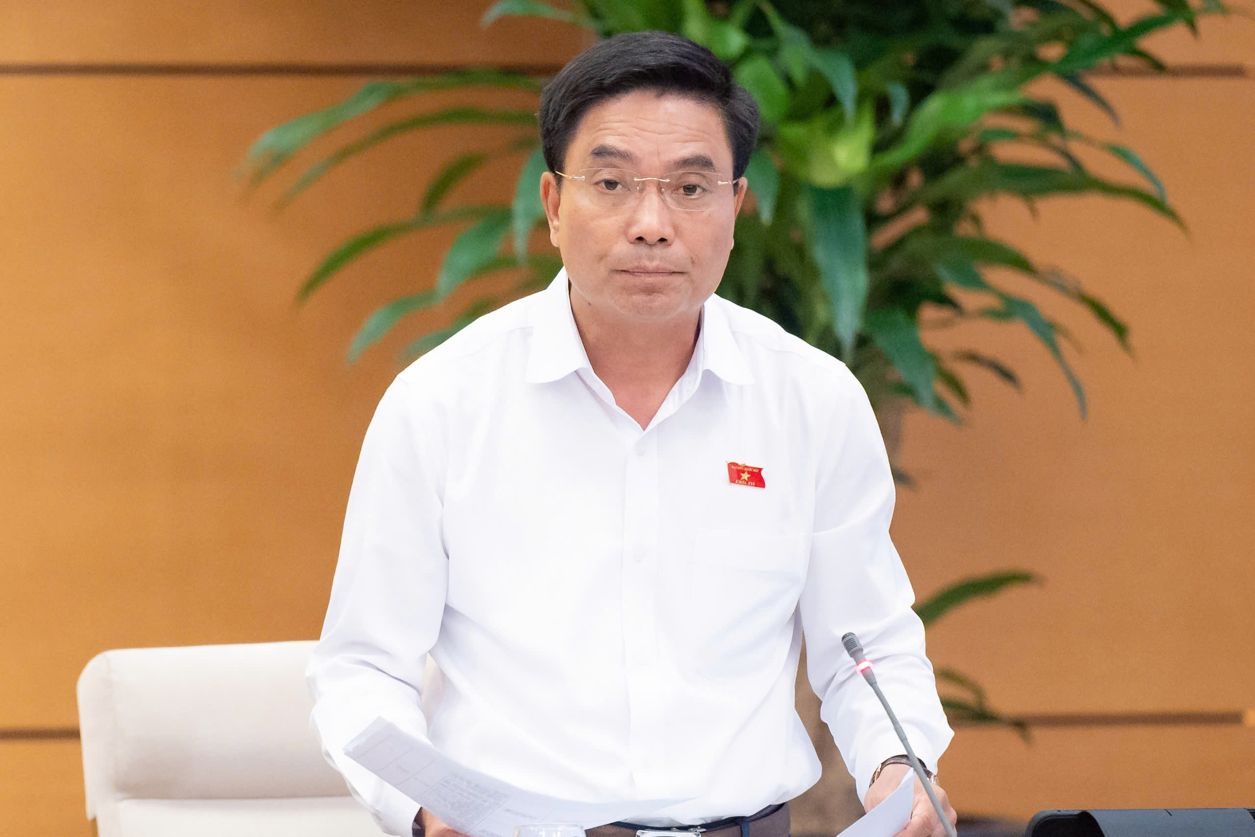 Phó Chủ tịch Quốc hội, Thượng tướng Nguyễn Doãn Anh điều hành Phiên họp. Ảnh: Quốc hội.
