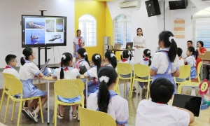 AI đang được ứng dụng vào các lớp học. Ảnh minh họa