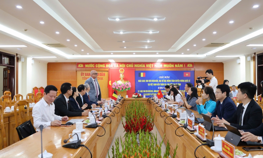 Hà Tĩnh thúc đẩy hợp tác với các doanh nghiệp Vương quốc Bỉ