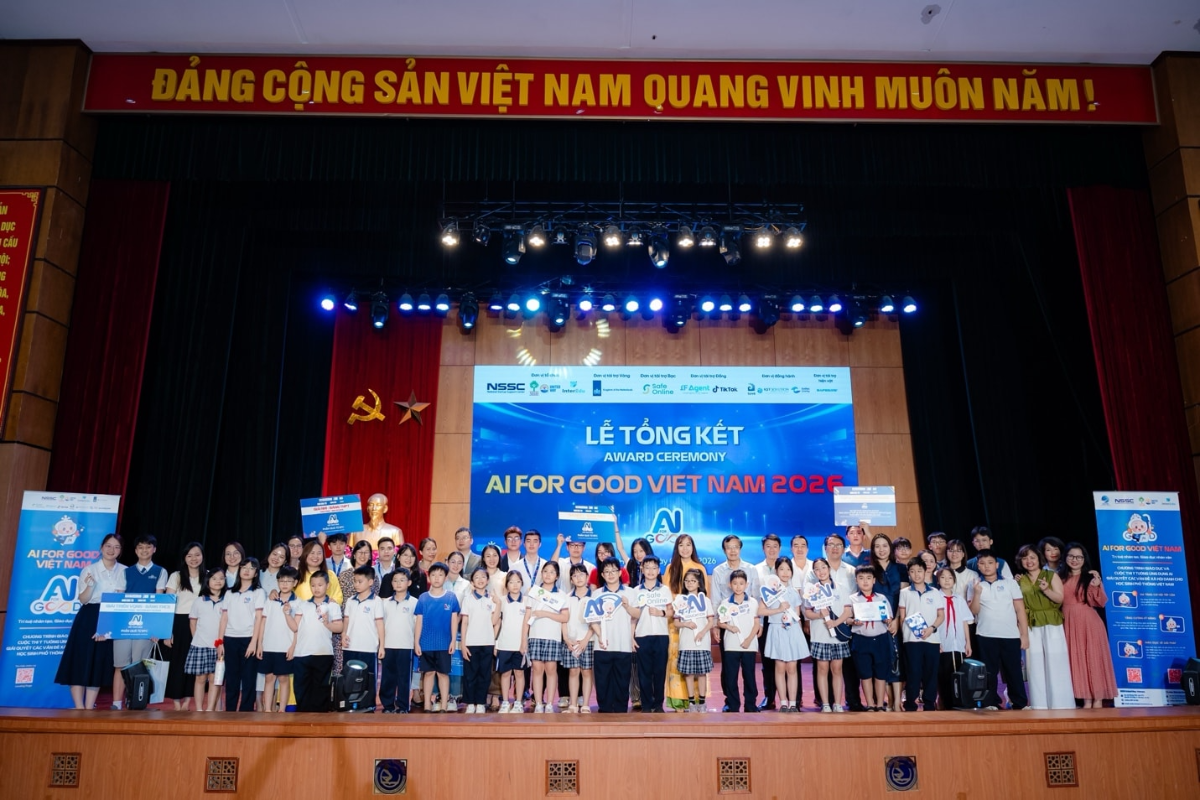 Lễ Tổng kết cuộc thi AI for Good Vietnam 2026