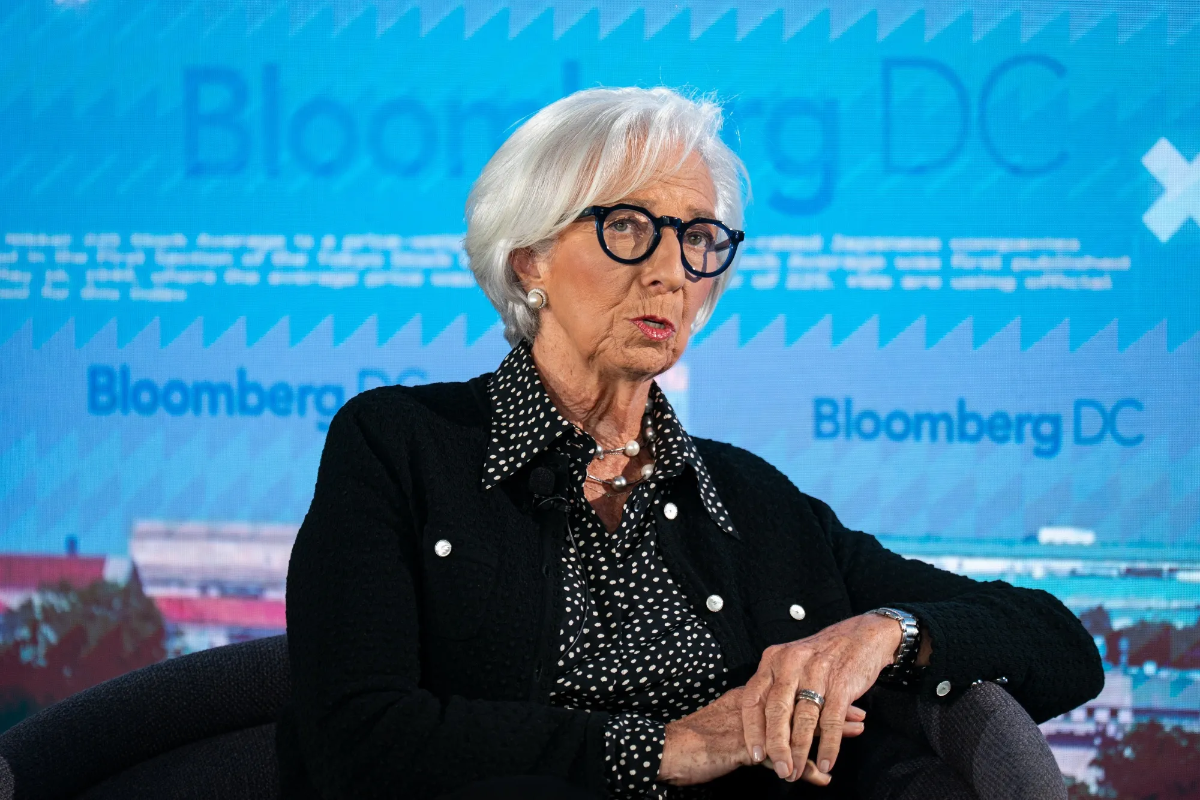 Chủ tịch ECB Christine Lagarde - Ảnh: Bloomberg.