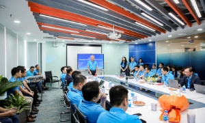 Toàn cảnh chương trình công bố tái cấu trúc CMC TS và lễ bổ nhiệm ban lãnh đạo mới CMC TS