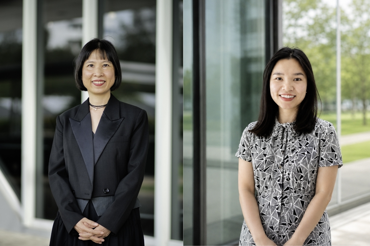 (Trái sang phải) Tiến sĩ Nguyễn Thị Minh Thư và Tiến sĩ Lê Thu Trang (Hình: RMIT)