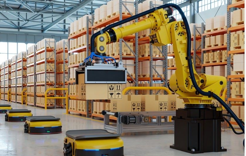 Ứng dụng AI trong quản lý kho bãi. Ảnh mih họa.