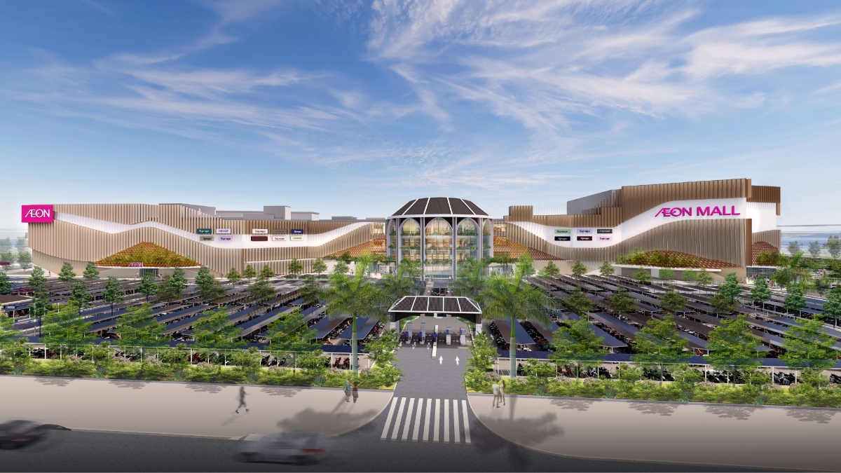 Phối cảnh Dự án Trung tâm Thương mại AEON MALL Đà Nẵng Hòa Xuân. Ảnh: BIM Group/AEONMALL Việt Nam.