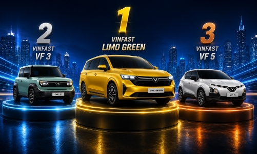 Top 10 ô tô bán nhiều nhất thị trường Việt Nam tháng 4: Xe điện áp đảo