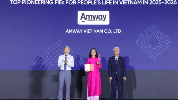 Amway Việt Nam nhận danh hiệu Rồng Vàng lần thứ 10, khẳng định vị thế bền vững