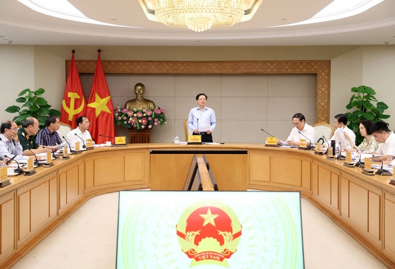 Phó Thủ tướng Hồ Quốc Dũng phát biểu chỉ đạo tại cuộc họp. Ảnh: VGP