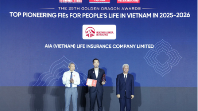 AIA Vietnam honoured at the Golden Dragon Awards 2026
