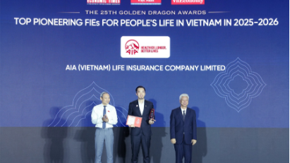 AIA Vietnam honoured at the Golden Dragon Awards 2026