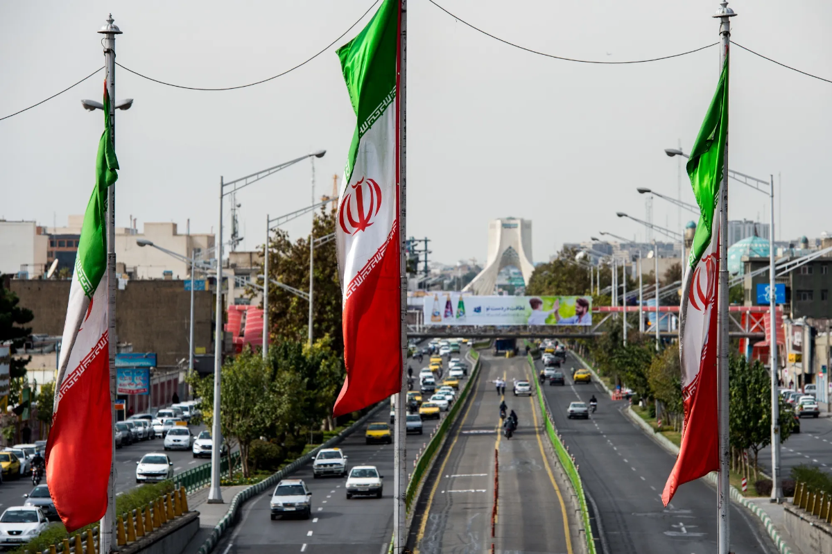 Một đường phố ở thủ đô Tehran của Iran vào năm 2018 - Ảnh: Bloomberg.